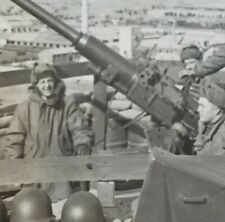 Inchon Incheon South Korea Automatic Artillery Gun Korean War 1950s Photo F112 picture
