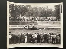 Press Photo Archive Era 1930's Accident thru the Guard Rail, Eddie Rickenbacker picture