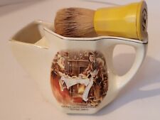 Vintage Shaving Mug And Brush English Ware Lancasters Ltd. Hanley England picture