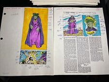 Marvel Comic Book Art Color Guides Official Handbook Of The Marvel Universe I12 picture