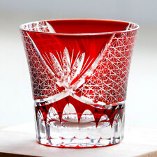 Juice Water Crystal Glasses Italian Bohemian Style Red Drinking Glass Cup 8oz picture