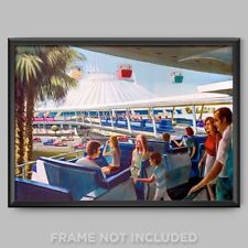 Disney World PeopleMover Concept Art Print Poster People Mover Reproduction picture
