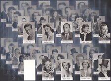BRIDGEWATER-FULL SET- FILM STARS 1940 (8TH SERIES KF48 CARDS) EXCELLENT+++ picture