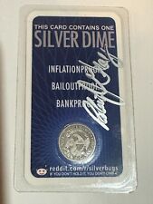 SBSS Silver Bullet Silver Shield Rob Gray Autograph Custom 1829 Dime Card 1/1 picture