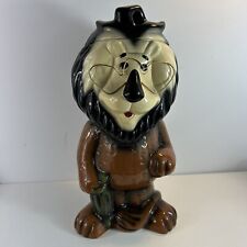 Vintage Hubert The Lion Cookie Jar Canister LEFTON 2004 Harris Bank Promo Nice picture