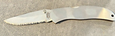Vintage Parker Benchmade Stainless steel handle folding pocketknife -- 1556.23 picture
