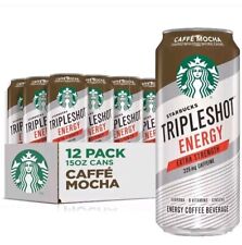 12 Pack of Starbucks Triple Shot 12 Cafe Mocha 15oz.*Free Shipping* picture