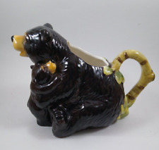 Vintage Black Bear And Cub Creamer 5.25