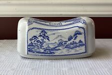 Antique Chinese Porcelain Pillow, Blue & White, Unmarked picture