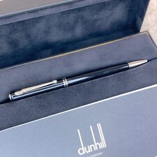 Dunhill Ballpoint Pen Sidecar Steamliner Black Resin Silver Trim w/Box&Card picture
