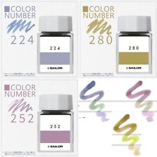 Sailor Ink Studio Bottled Ink for Fountain Pens- 3 New Change Color Set-20ml picture