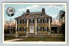 Cambridge MA-Massachusetts, Longfellow's Home Vintage Souvenir Postcard picture