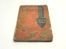 VINTAGE 1948 RICHFIELD LUBRICATION GUIDE BOOK FRONT COVER LOOSE BACK IS LOOSE  picture