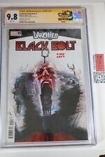 Darkhold Black Bolt #1 Martin Simmonds 1:25 Variant CGC 9.8 SS Signed picture