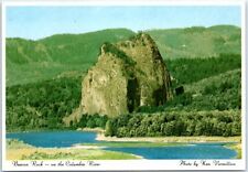 Postcard - Beacon Rock on the Columbia River, Washington picture