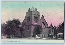 Groton South Dakota SD Postcard Methodist Episcopal Church 1913 Vintage Antique picture