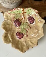 Vintage Brentleigh Ware England Small Butter Jam Dish Embossed Blackberry Design picture