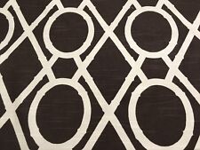 Robert Allen Geometric Upholstery Fabric- Lattice Bamboo / Terrain 21 yd 217301 picture