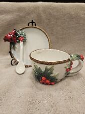 Corner Ruby CR Teacup Ridgefield Home Christmas Holiday Collection Cardinals  picture