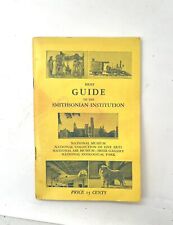 VINTAGE 1950s BRIEF GUIDE SMITHSONIAN INSTITUTION 8th edition Booklet picture