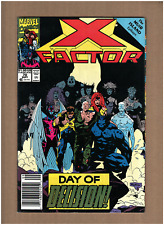 X-Factor #70 Newsstand Marvel Comics 1991 Muir Island Saga VF+ 8.5 picture