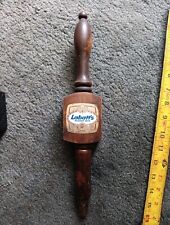 Labatt’s Pilsner Beer vintage double sided wooden tap Also LAGUNITAS TAP AS WELL picture