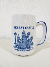 Vtg 60s Hearst Castle San Simeon CA Souvenir Japan Coffee Stoneware Tall Mug picture