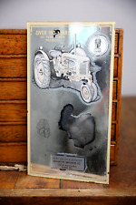 Vintage Case Tractor Farm Sign Rochester Implement co antique advertising mirror picture