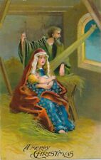 CHRISTMAS - Madonna And Child Under Starlight Postcard picture