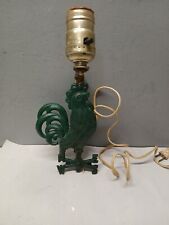 Vintage Wall Rooster Sconce,Weathervane Light,Cast Iron Wall Lamp Green  picture