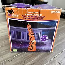Giant 9’ Airblown Inflatable Halloween Pumpkin Stack Totem Outdoor Decor WORKS picture