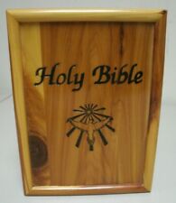 Holy Bible Dove of Peace King James Version Cedar Box picture