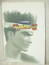 VIRTUA FIGHTER 3 Official Guide Game Art Fan Book YU SUZUKI Japan 1996 SB57 picture