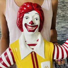 🍔 Vintage Ronald McDonald McDonalds Statue Sign Plaque Arcade Pop Art 90s Decor picture