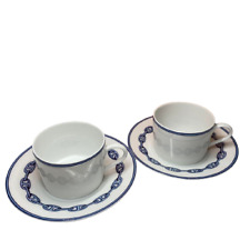 HERMES PARIS CHAINE D'ANCRE cup pair saucer set from Japan Popular 20231005M picture