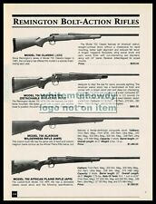 2001 REMINGTON Model 700 Classic, Mountain DM, Alaskan, African Plains Rifle AD picture