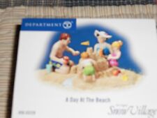 DEPT 56 SNOW VILLAGE Accessory A DAY AT THE BEACH (T) NIB picture