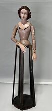Vintage Wooden Santos Cage Doll Articulated Mannequin Figure 20.5 In picture