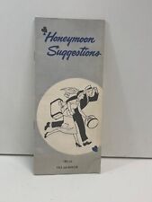 William P Wolfe Honeymoon Suggestions booklet 1953-1954 picture