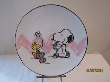Lenox PEANUTS Snoopy Easter ACCENT PLATES SET OF 4 - 8 inch Box 2024 895684 picture