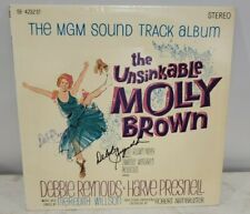 DEBBIE REYNOLDS THE UNSINKABLE MOLLY BROWN SIGNED AUTOGRAPHED ALBUM COVER RARE picture