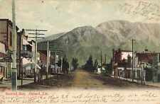 Vintage 1907 Postcard Street Scene 2nd Ave. Upland California CA Long Beach picture