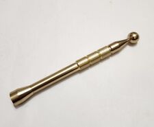 RARE TOM DIXON LONDON COG BALL POINT PEN BRASS LUXURY PEN OUT OF INK picture