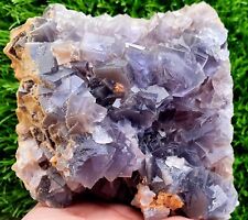 772 Gram Top Quality Huge Bunch Of Cubic Blue Fluorite Crystal @ Pak picture