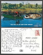 1984 Exaggeration Postcard - Fishing  picture