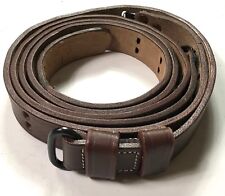 WWII US M1 GARAND RIFLE M1907 LEATHER CARRY SLING-1 INCH picture