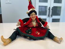 Katherine’s Collection By W. Kleski Holiday  Christmas Jester Doll Rare 12” picture