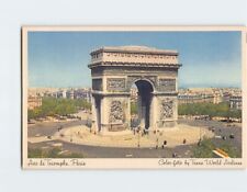 Postcard Arc de Triomphe Paris France Europe picture