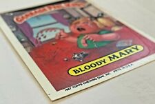 1987 Topps GPK Garbage Pail Kids 298A BLOODY MARY Sticker Card BLUE CROSS ERROR picture