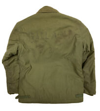 Vtg Original 40s 50s WWII Korea Stenciled Deck Jacket No Tag- *See Description picture